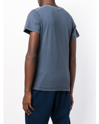 T-shirt à col rond imprimé bleu Puma