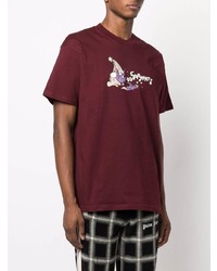 T-shirt à col rond imprimé bordeaux Carhartt WIP