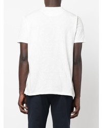 T-shirt à col rond imprimé cachemire blanc Etro
