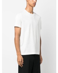 T-shirt à col rond imprimé cachemire blanc Etro