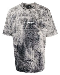 T-shirt à col rond imprimé cachemire gris Mauna Kea