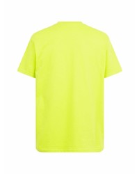 T-shirt à col rond imprimé chartreuse Supreme