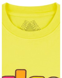 T-shirt à col rond imprimé chartreuse Palace