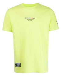 T-shirt à col rond imprimé chartreuse Izzue