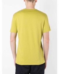 T-shirt à col rond imprimé chartreuse Armani Exchange