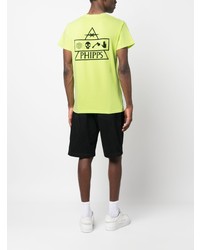 T-shirt à col rond imprimé chartreuse Phipps