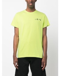 T-shirt à col rond imprimé chartreuse Phipps