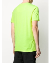 T-shirt à col rond imprimé chartreuse Philipp Plein