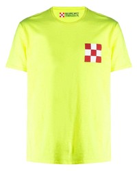 T-shirt à col rond imprimé chartreuse MC2 Saint Barth