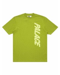 T-shirt à col rond imprimé chartreuse Palace
