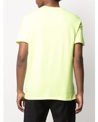 T-shirt à col rond imprimé chartreuse Zadig & Voltaire