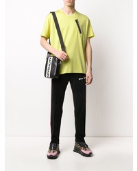 T-shirt à col rond imprimé chartreuse Givenchy