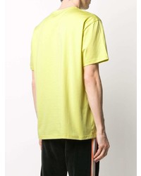 T-shirt à col rond imprimé chartreuse Givenchy