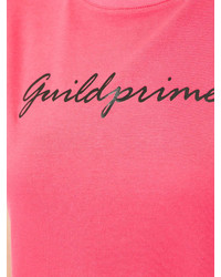 T-shirt à col rond imprimé fuchsia GUILD PRIME