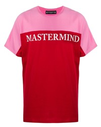 T-shirt à col rond imprimé fuchsia Mastermind Japan
