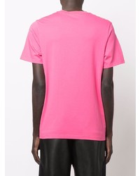 T-shirt à col rond imprimé fuchsia Martine Rose