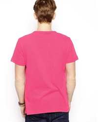 T-shirt à col rond imprimé fuchsia Voi Jeans