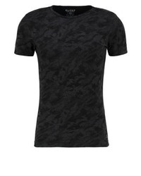 T-shirt à col rond imprimé gris foncé BLEND