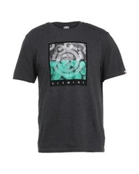 T-shirt à col rond imprimé gris foncé Element
