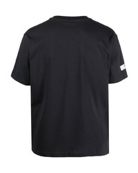 T-shirt à col rond imprimé gris foncé New Balance
