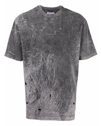 T-shirt à col rond imprimé gris foncé Han Kjobenhavn