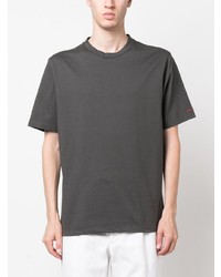 T-shirt à col rond imprimé gris foncé Sease