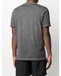 T-shirt à col rond imprimé gris foncé Nike