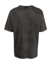 T-shirt à col rond imprimé gris foncé Mauna Kea