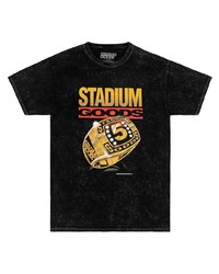 T-shirt à col rond imprimé gris foncé Stadium Goods