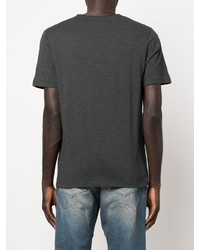 T-shirt à col rond imprimé gris foncé Zadig & Voltaire