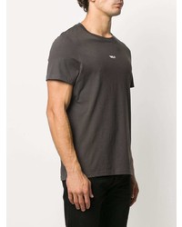 T-shirt à col rond imprimé gris foncé Zadig & Voltaire