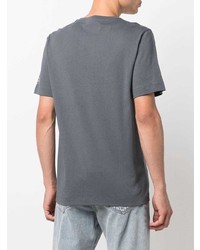 T-shirt à col rond imprimé gris foncé Missoni