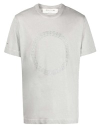 T-shirt à col rond imprimé gris 1017 Alyx 9Sm