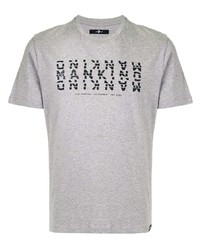 T-shirt à col rond imprimé gris 7 For All Mankind