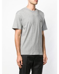 T-shirt à col rond imprimé gris Cmmn Swdn