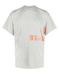 T-shirt à col rond imprimé gris BEL-AIR ATHLETICS