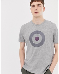 T-shirt à col rond imprimé gris Ben Sherman