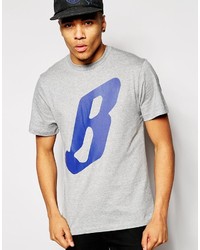 T-shirt à col rond imprimé gris Billionaire Boys Club