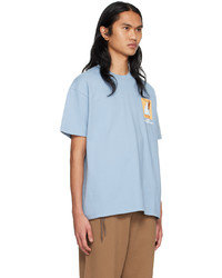 T-shirt à col rond imprimé gris Li-Ning