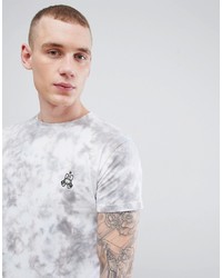 T-shirt à col rond imprimé gris Brooklyn Supply Co.