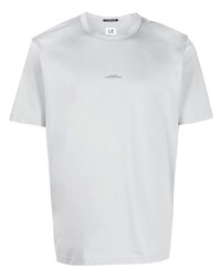 T-shirt à col rond imprimé gris C.P. Company