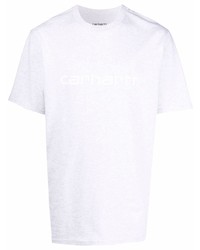 T-shirt à col rond imprimé gris Carhartt WIP