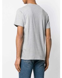 T-shirt à col rond imprimé gris Levi's