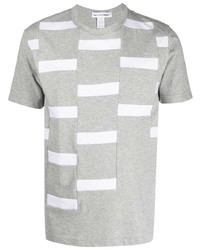 T-shirt à col rond imprimé gris Comme Des Garcons SHIRT