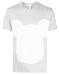 T-shirt à col rond imprimé gris Comme Des Garcons SHIRT