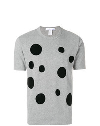 T-shirt à col rond imprimé gris Comme Des Garcons SHIRT