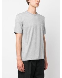 T-shirt à col rond imprimé gris Comme des Garcons Homme