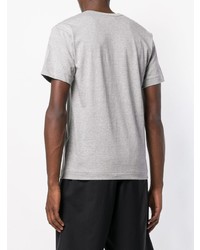 T-shirt à col rond imprimé gris Comme Des Garcons Play