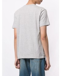 T-shirt à col rond imprimé gris Comme Des Garcons Play