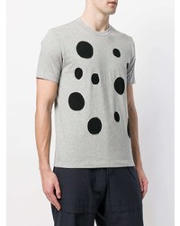 T-shirt à col rond imprimé gris Comme Des Garcons SHIRT